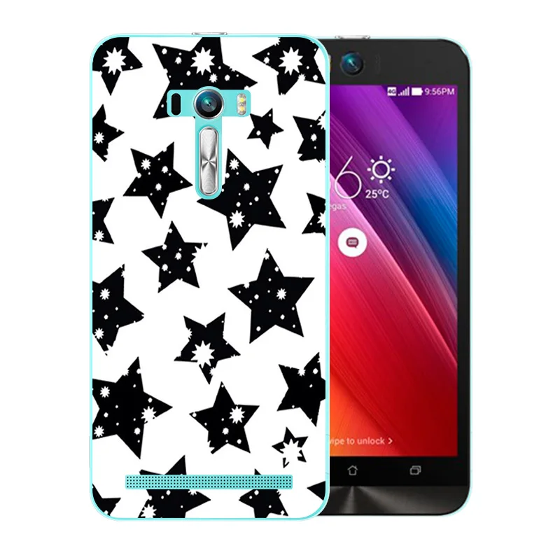 Чехол для телефона 5 дюймов Asus Zenfone Selfie ZD551KL с красочным рисунком силиконовая