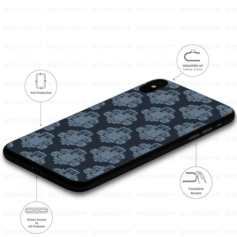 WEBBEDEPP Tardis Box Doctor Who мягкий чехол для Samsung Galaxy S10 S10e S9 S8 Plus S7 S6 Edge &amp J6 2018 Note 10 9 8 |