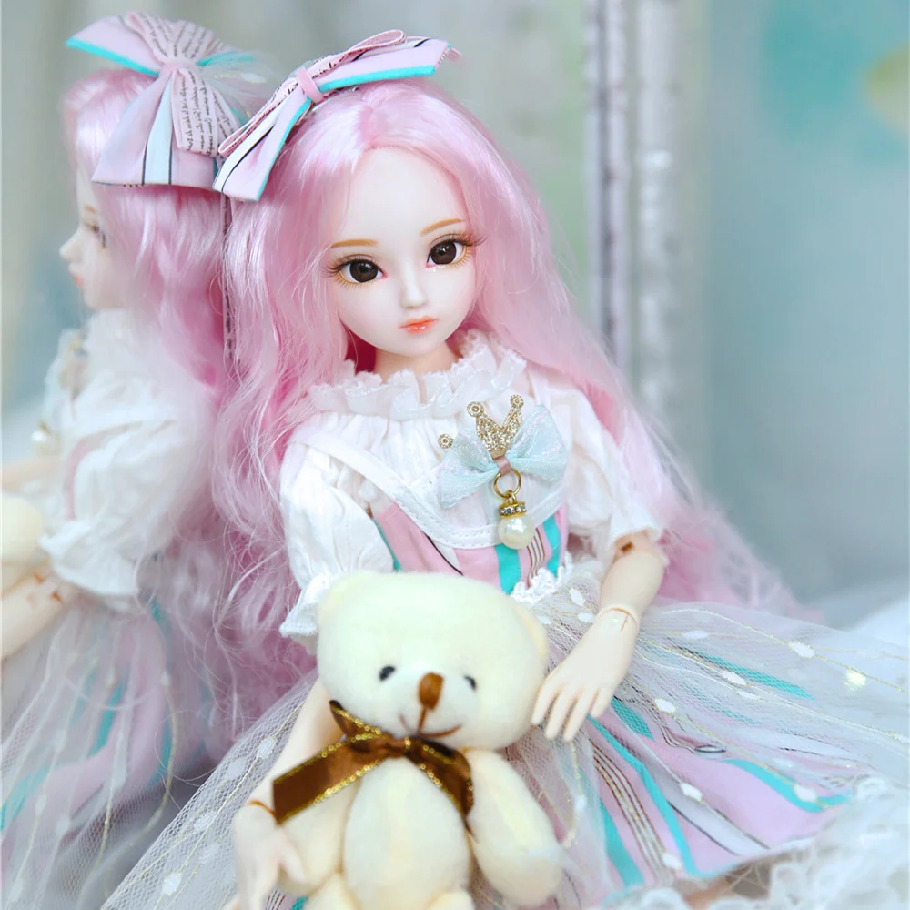 Кукла DBS 1/4 BJD молочная королева наименование аmga розовые волосы механическое тело