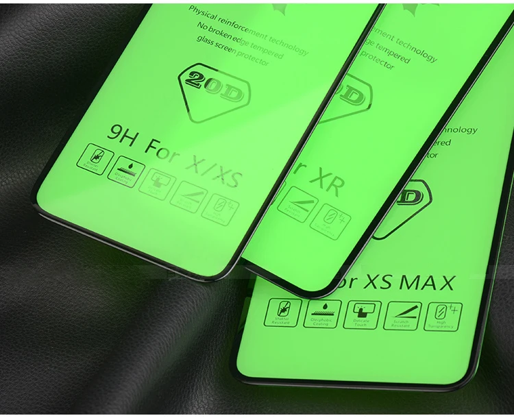 20D полное покрытие изогнутая Защитная пленка для iPhone 8 7 6 6s Plus XR XS Max 11 Pro Max 9H прозрачное закаленное стекло защитная пленка
