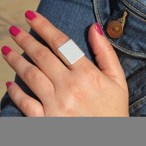 1 шт. женское и мужское кольцо в стиле панк-рок 2 цвета | Украшения аксессуары