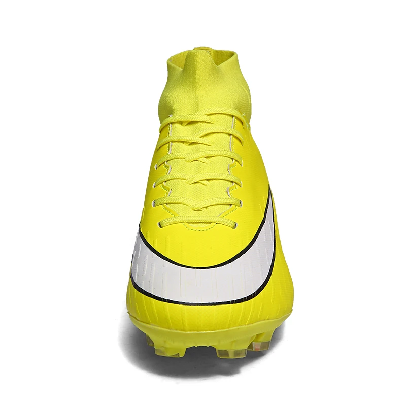 Men Sport Shoes for Football high ankle futbol ayakkabi botas de joma football Outdoor Athletic Trainers Adults Sneakers | Спорт и