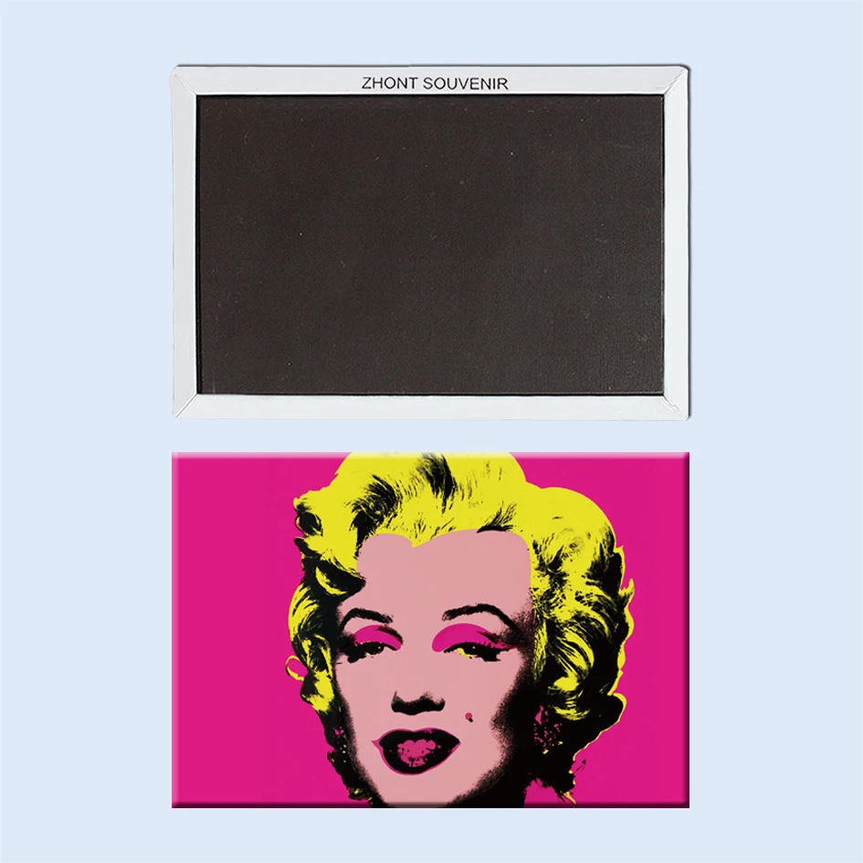 The_painting_of_Andy_Warhol_blonde_woman сувенирные магниты для холодильника 22221|magnet souvenirs|souvenir