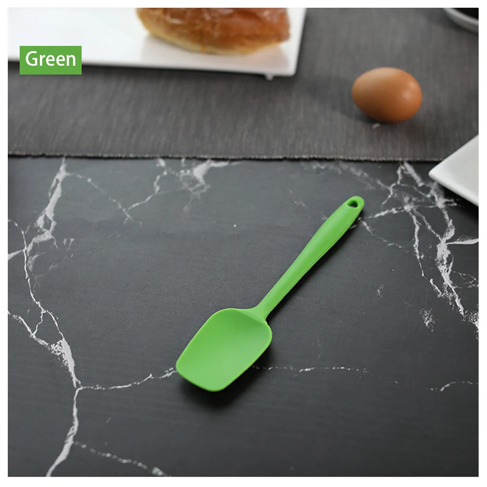 1 pcs One-piece small silicone cream scraper silicone shovel paste mixing tool baking tools heat-resistant kitchen accessories