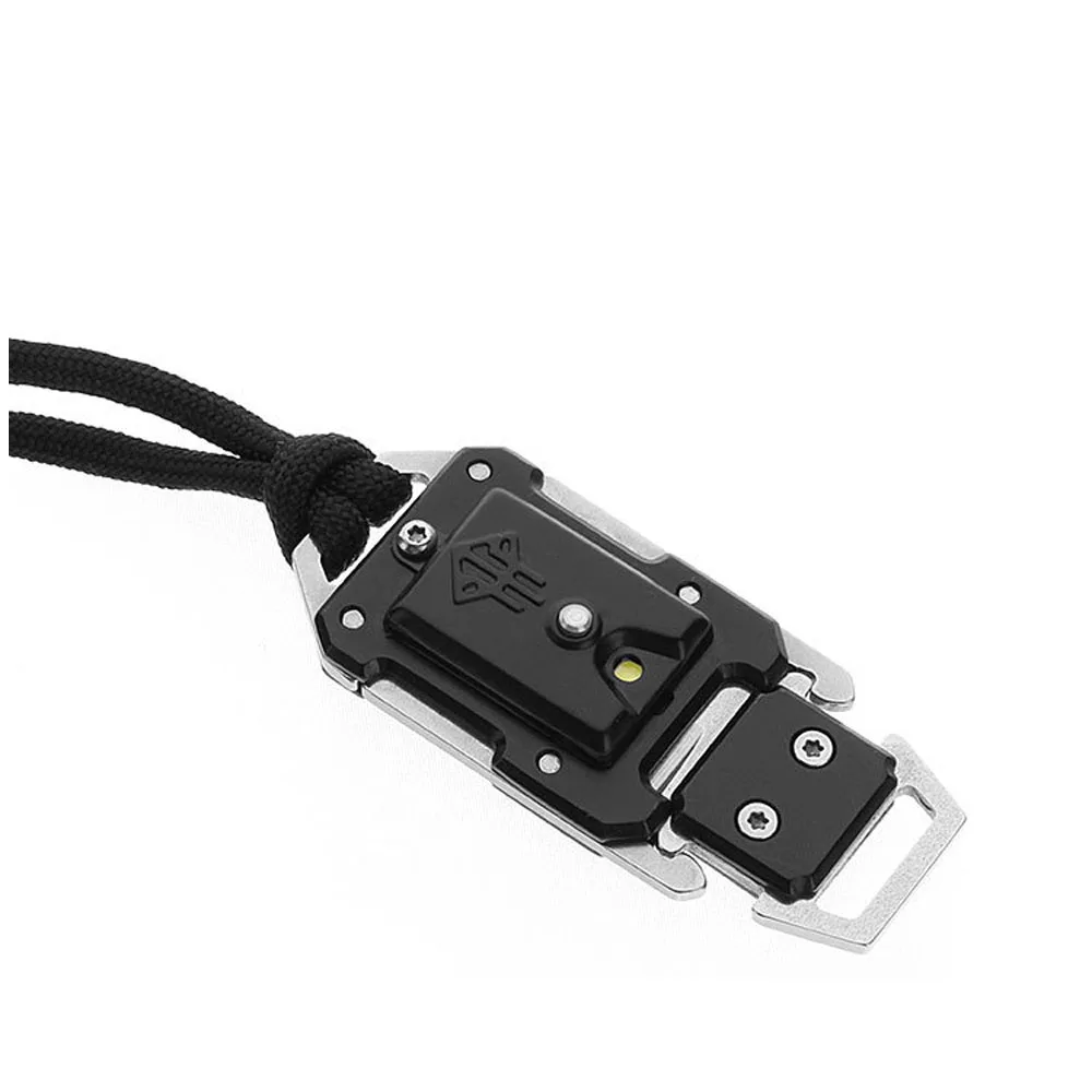 Складной нож светодиодный с подсветкой зажимом для спины использования вне