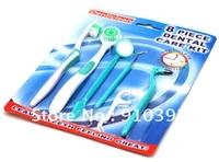 fast ship way 8pcsset dental care kitoral hygiene care devicetoothbrushoral mirrordenticlean floss and so onoral protection