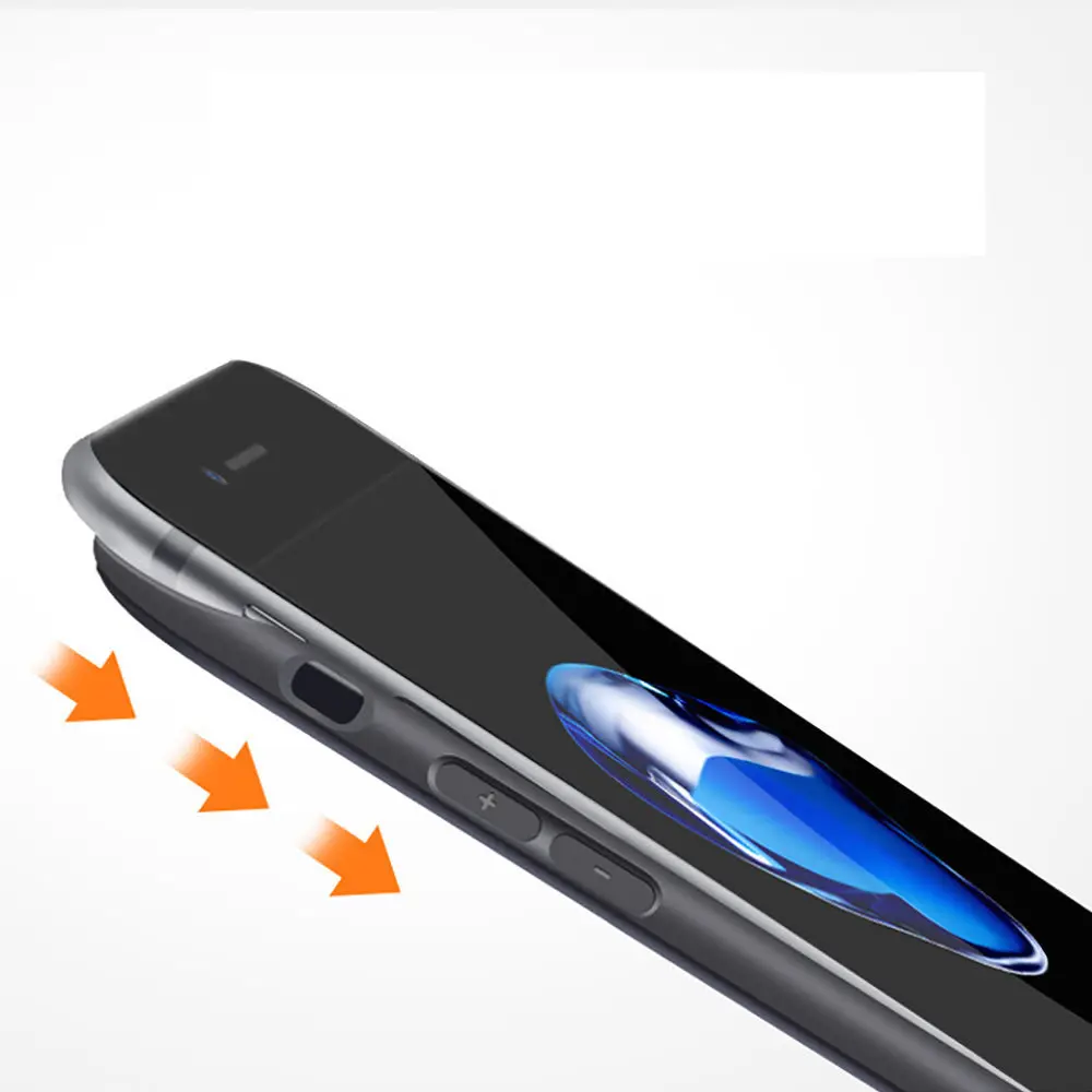 3000mah аккумулятор корпус банка питания корпус резервной батареи питания зарядное устройство Крышка для apple iphone7 plus чехол питания