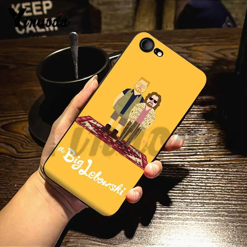 Yinuoda для iphone 7 6 X чехол фильм Большой Lebowski блестящий красочный чехол для телефона для iphone 7X6 6S 8 Plus X 5 5S SE 5C