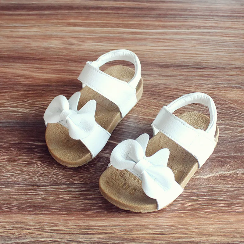 Детские сандалии из натуральной кожи коллекция 2017 года летние для девочек обувь