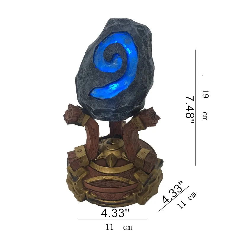 7 5 ''(19 см) Hearthstone Реплика статуя дыхательный светильник|light statue|lights &amp lightinglight
