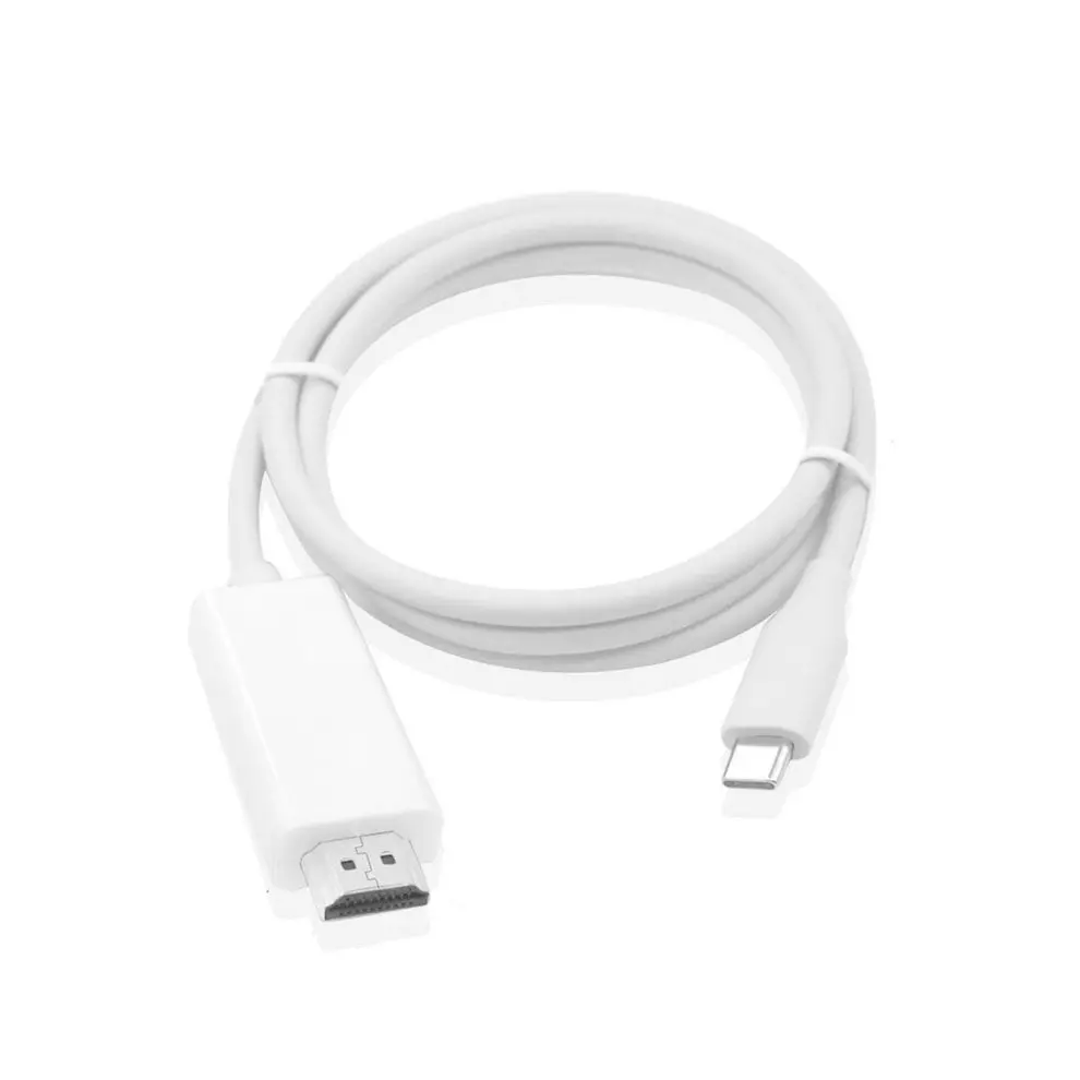 1 м USB C HDMI кабель Портативный type c к конвертер Мужской 4 1080 P адаптер для MacBook