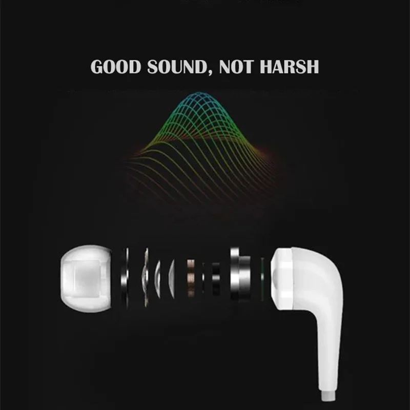 Wired Earbuds headset 3.5mm In Ear Earphone Earpiece With Mic Stereo Headset 3 Color For Samsung Xiaomi Phone Computer | Электроника