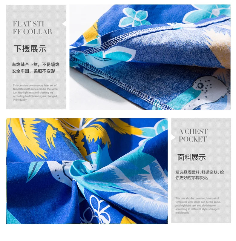 Гавайские мужские рубашки, дышащие, camisas para hombre, принт с животными, короткий рукав, Пляжная рубашка, Camisa Masculina, большие размеры M-5XL
