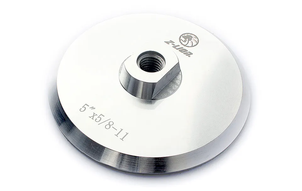 Aluminum алюминиевая Накладка для алмазной полировки 3/" /5"/" /7" на основе алюминия подложка держатель M14 5/8-11 Резьбовая угловая шлифовальная машина