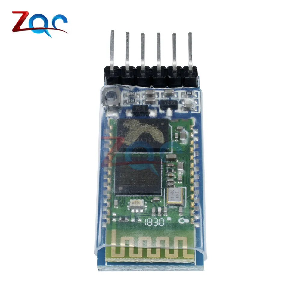 HC05 HC-05 подчиненная 6Pin JY-MCU антиреверса RF приемопередатчик беспроводной Bluetooth последовательный модуль 3,3 В для Arduino