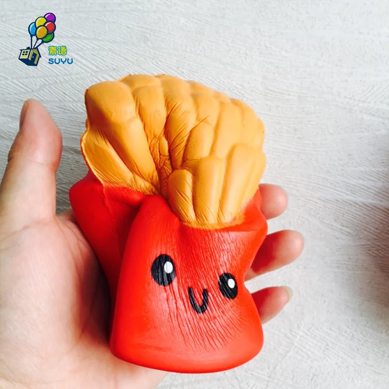 Игрушки-антистресс оптовая продажа 10 шт Kawaii Squishy милый Картофель фри медленно