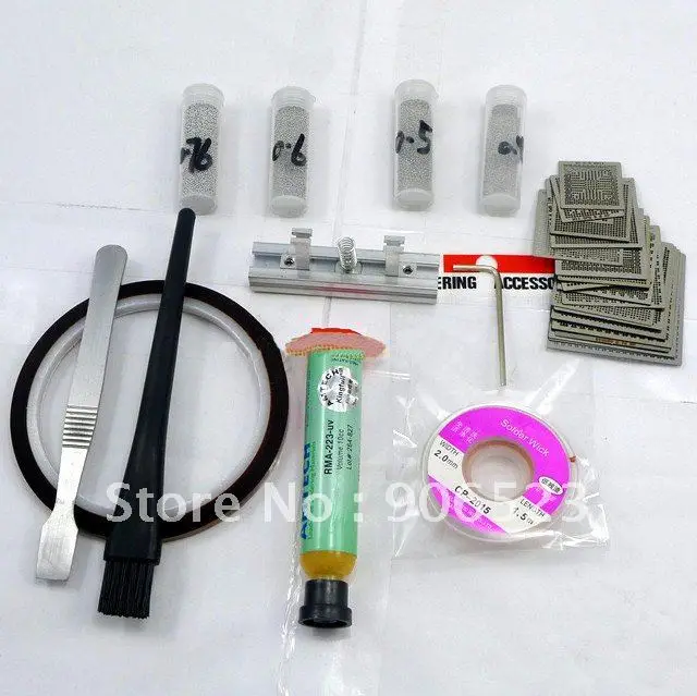Акция! Кондуктор для станции Reball + 5 XBOX 3 PS3 трафареты комплект реболлинга BGA|kit
