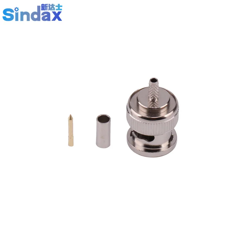 Sindax BNC штекер J1.5 обжимной RG174 LMR100 RG316 коаксиальный кабель RF Радио Разъем 10 шт./лот|lot