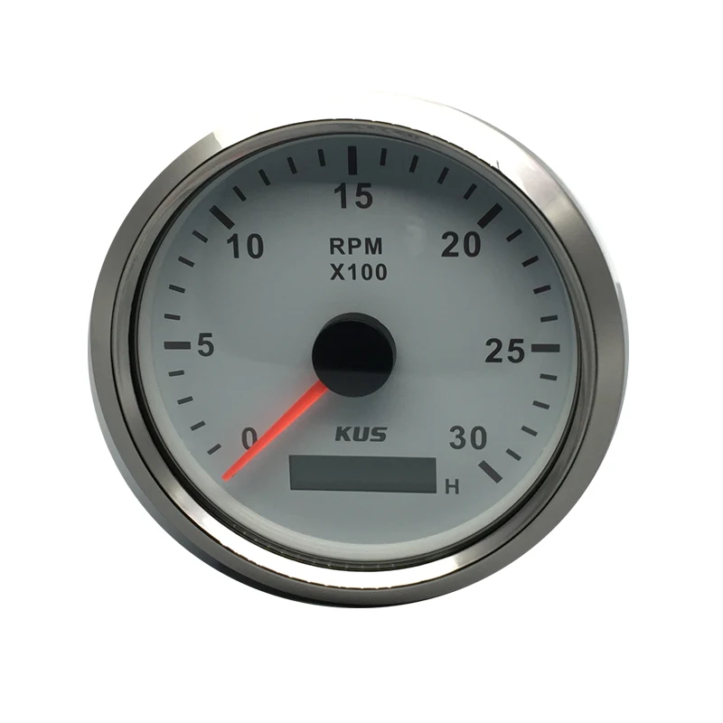 KUS дизельный двигатель Тахометр RPM Gauge REV счетчик 0-3000 об/мин с цифровым счетчиком