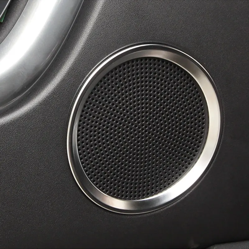 For Land Rover Discovery Sport 2015 2016 Accessories Door Speaker Ring Trim Sticker ABS Matte Chrome Car Styling | Автомобили и