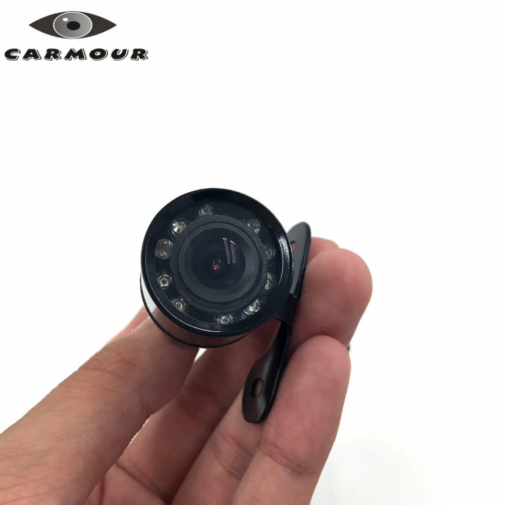 CARMOUR 9 Led Водонепроницаемая Автомобильная камера заднего вида супер мини