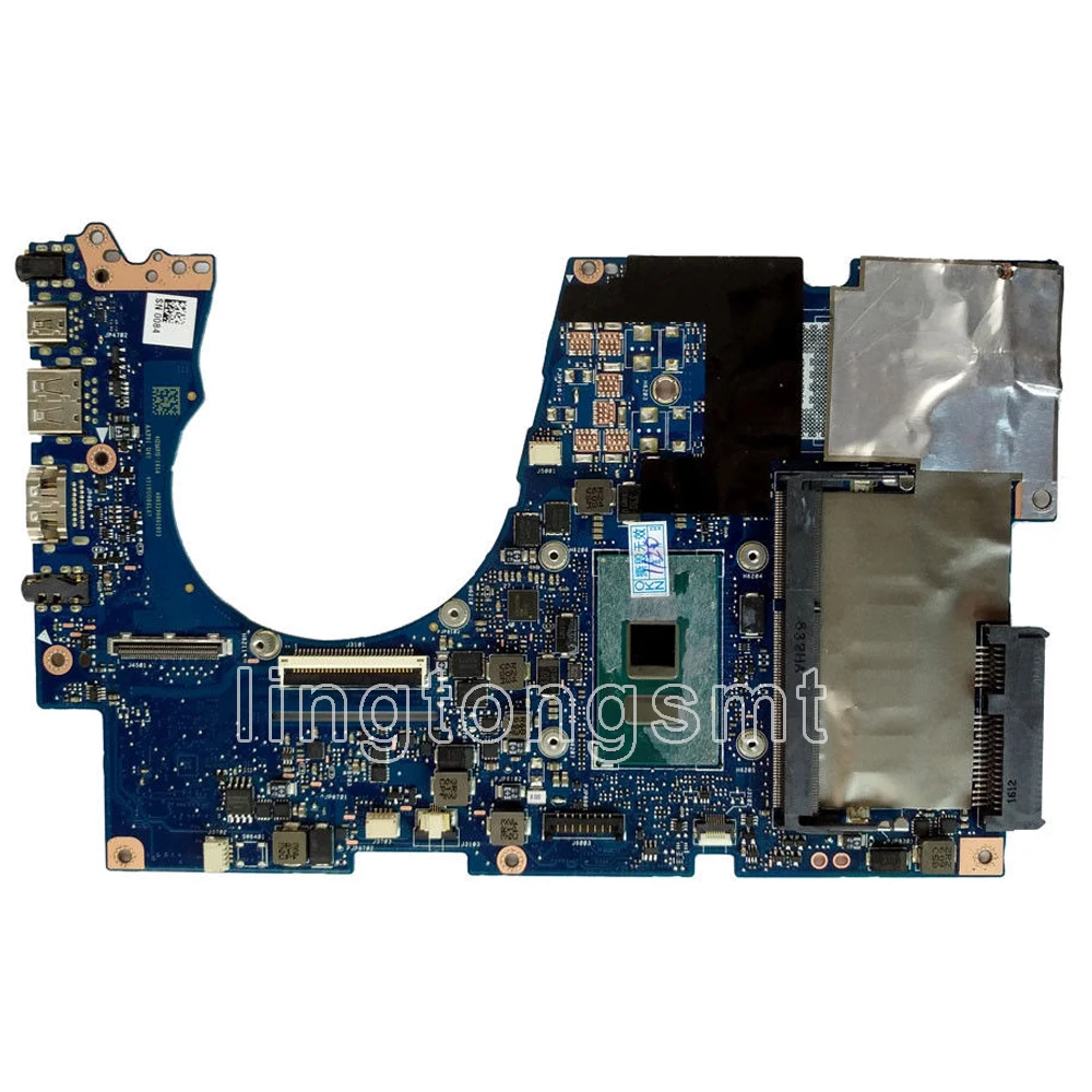 Отправка радиатора UX303UA материнская плата 4 ГБ ОЗУ I5-5200 процессор для ASUS UX303UA UX303U UX303UB Материнская плата ноутбука UX303UA материнская плата