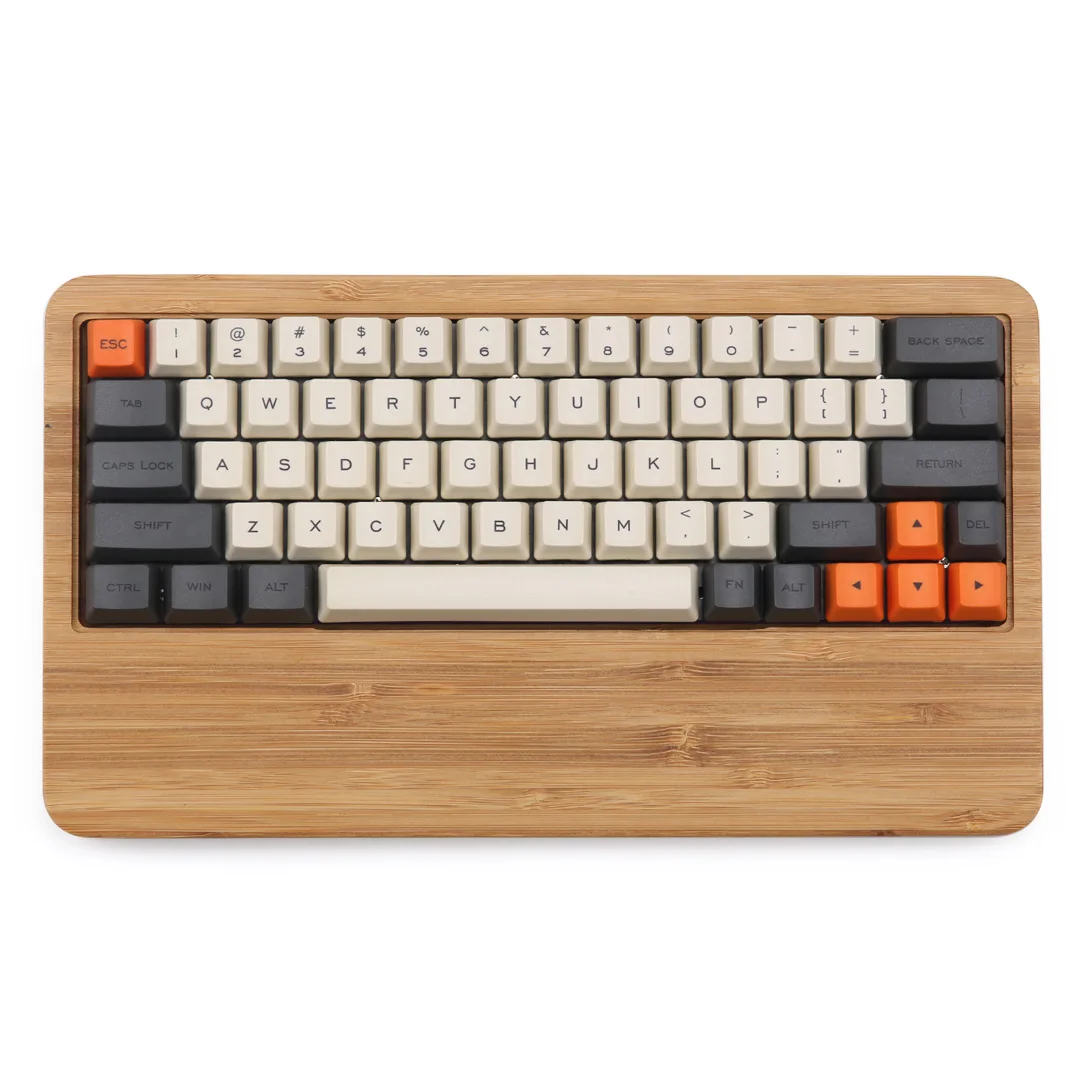 УГЛЕРОДНЫЙ краситель-субкровать OEM колпачки для GK64 макет cherry mx механическая клавиатура