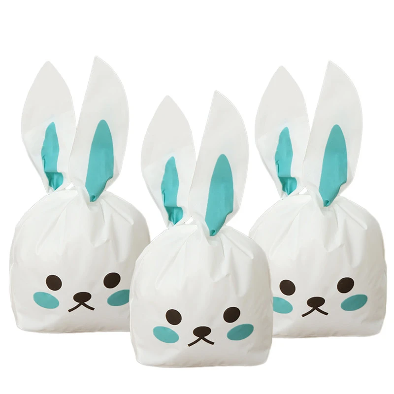 50 шт. милые длинные заячьи кроличьи уши Подарочная сумка пасхальные конфеты