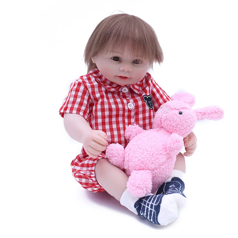 Кукла Reborn Bonecas 20 дюймов Реалистичная мягкая силиконовая кукла Bebe живой детский