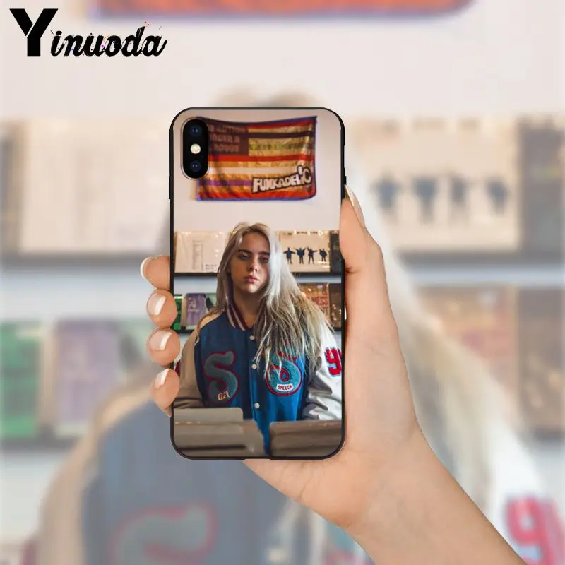Yinuoda Billie Eilish красочные милые аксессуары для телефонов Чехол iPhone 6S 6plus 7plus 8 8Plus X Xs MAX