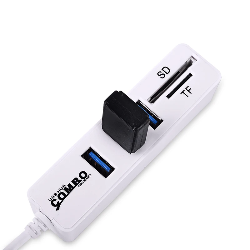 EASYIDEA мини USB комбинированный концентратор 2 0 3 порта + кардридер портативный usb хаб