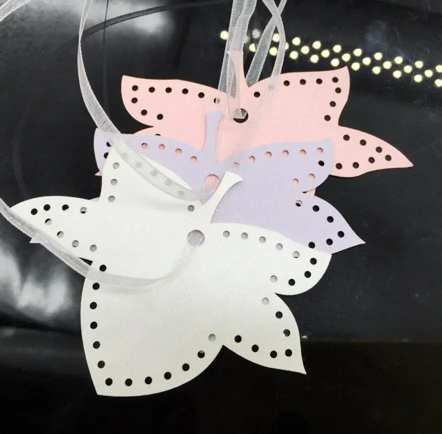 200 шт. поздравительная открытка с кленовыми листьями бумажная лента для свадьбы