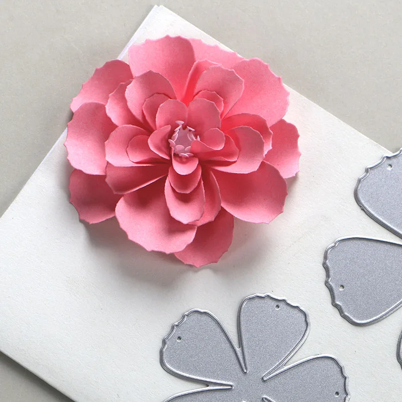 

DUOFEN METAL CUTTING DIES flowers blooms set petals embossing stencil DIY Scrapbook Paper Album 2018 new