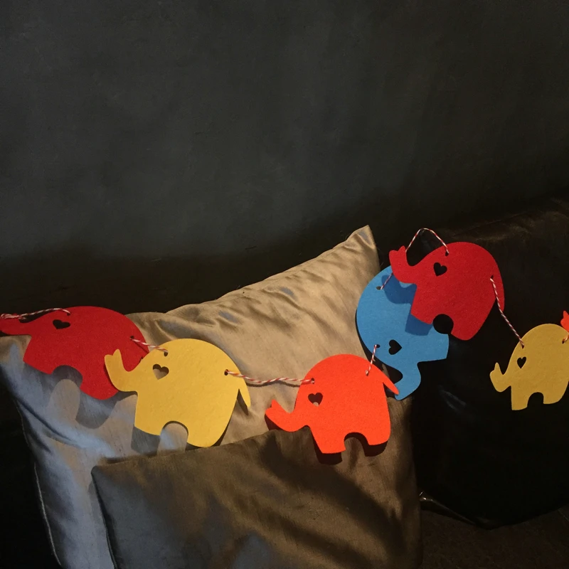 Вечерние wakaka фетр флага Happy Семья Baby Shower чехол с откидной крышкой изображением