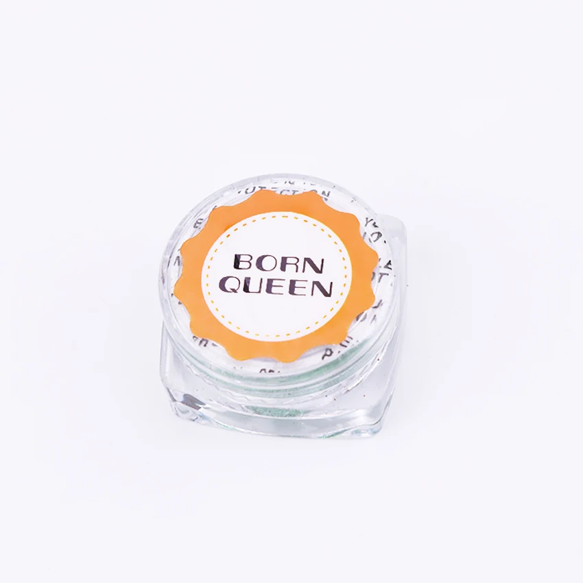 Born Queen 3 коробки, рождественские Порошковые блестки для ногтей, золотые, зеленые, красные зеркальные хромированные пигменты, порошок для маникюра, украшения для ногтей