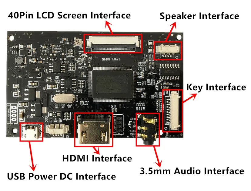 7 дюймов HDMI экран ЖК-дисплей с аудио драйвер платы монитор для Raspberry Pi банан/оранжевый Pi мини компьютер