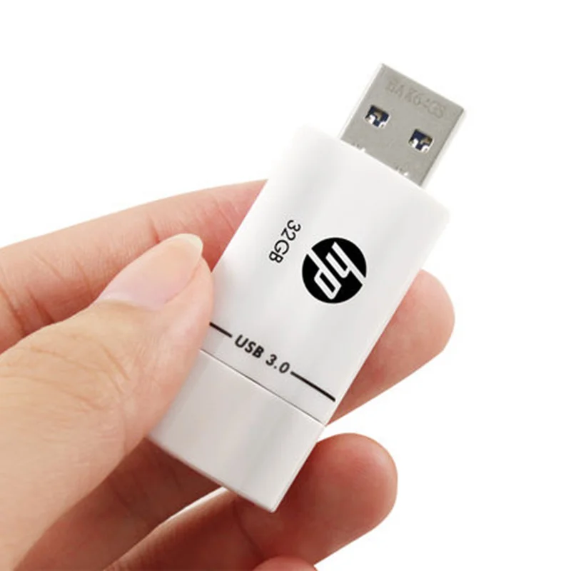 Hp USB 3 0 флешка 16 ГБ 32 64 и 128 Гб Flash Drive утилита белый накопитель X765W Dropshipping