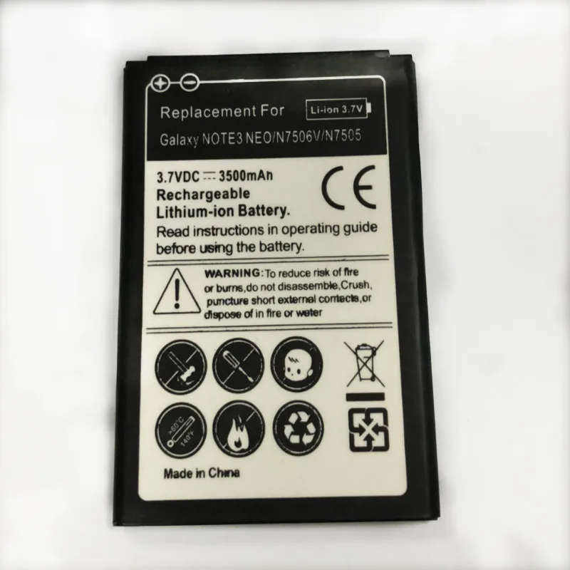 Note3mini EB-BN750BBC сменная батарея для Galaxy Note 3 mini note3 III Neo N7505 N750 N7506V N7508V телефона |