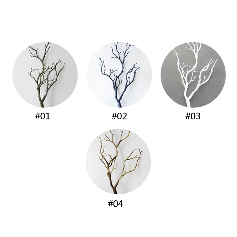 Ветка дерева Manzanita сухая искусственная листва 3 шт. свадебная домашняя церковная