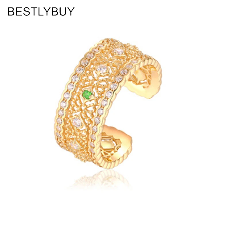 

Женское ажурное кольцо bague femme argent 925 пробы в стиле ретро BESTLYBUY, Настоящее серебро 925 пробы