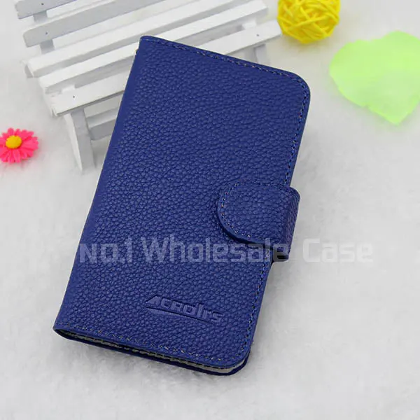 Кожаный флип-чехол-бумажник с зернистой текстурой для телефона BLU Studio XL 6 0 HD D850Q