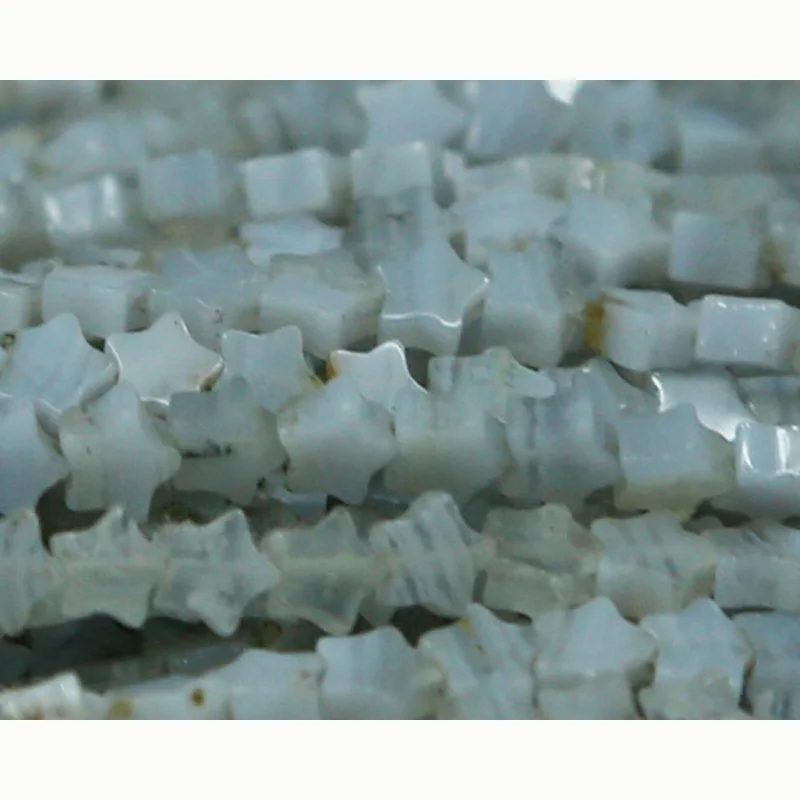 Оптовая продажа со скидкой бусины из натурального синего кружева агата