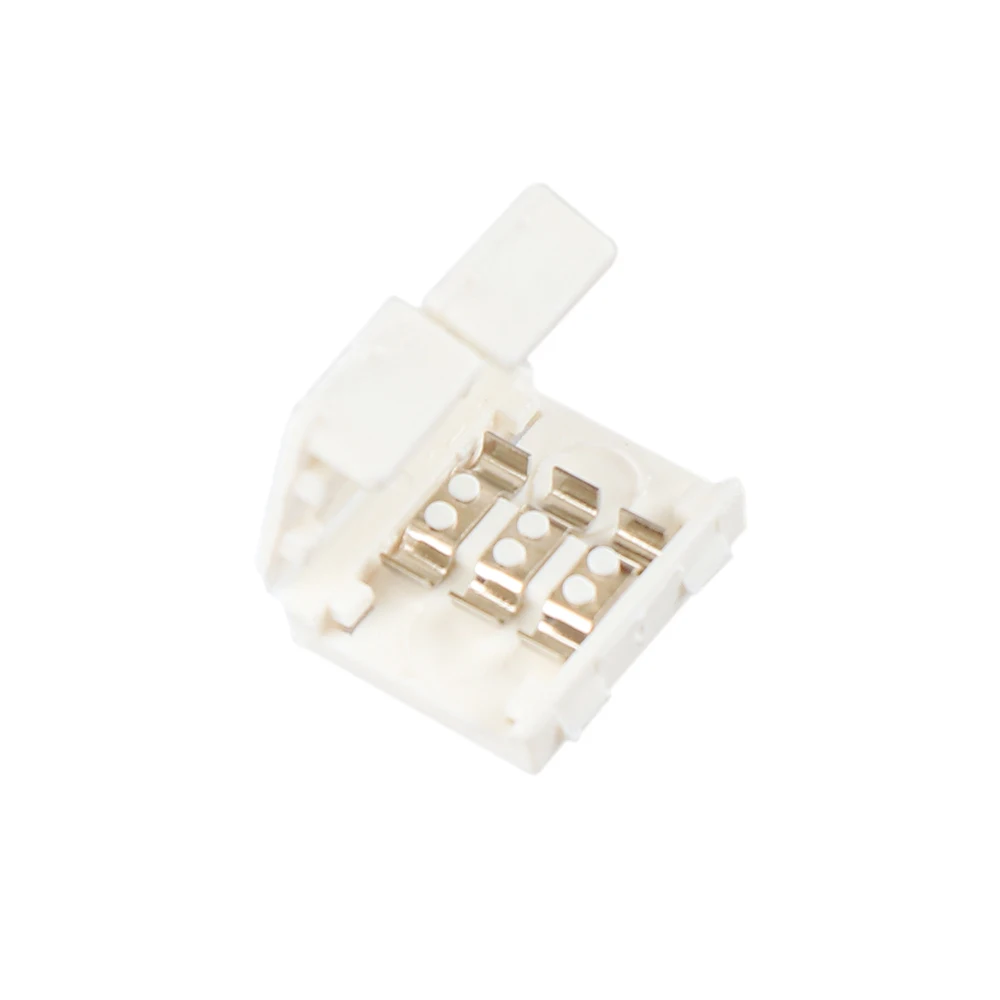 WS2812 3pin 10 мм ширина угловой разъем форма пайки Разъем для ws2811 ws2812b Светодиодные Ленты пайка светодиодные аксессуары - Испускаемый цвет: Ordinary Type