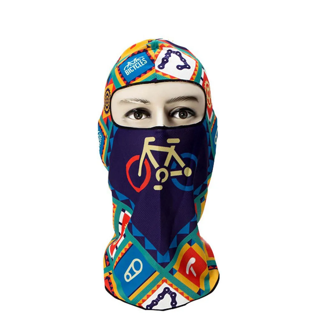Балаклава для мотоцикла с 3D принтом маска лица шапка 2019 ветрозащитная дышащая