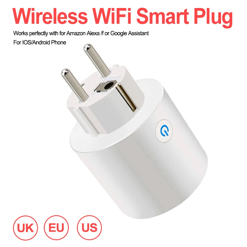 Смарт WI FI розетка Мощность переключатель приложение Дистанционное Управление