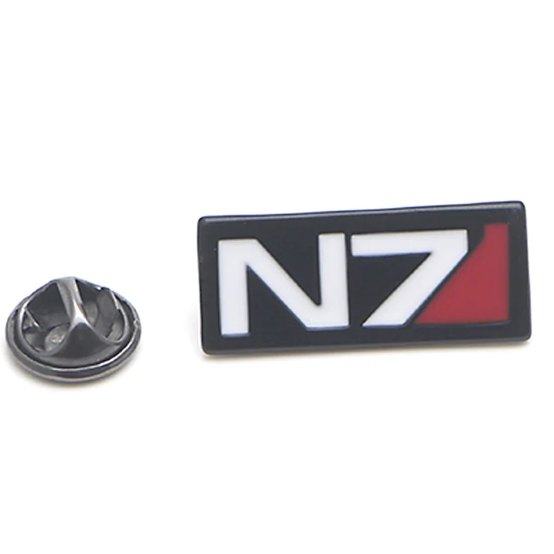 V280 Игра Mass Effect металлические эмалированные булавки и Броши Модные нагрудные
