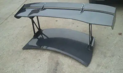 CARBON FIBER REAR TRUNK SPOILER GT WING 1700MM BLADE WITH ALUMINUM STANDS AND JOINT BASE FOR CF Skyline R35 GTR VOLTEX TYPE-5 | Автомобили