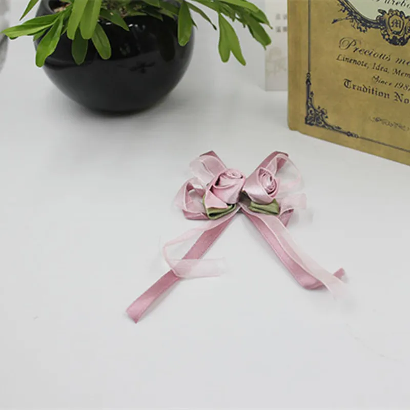 

10 pcs DIY ribbon flower for sock decoration flower and garment wedding decoration accessory ribon flower
