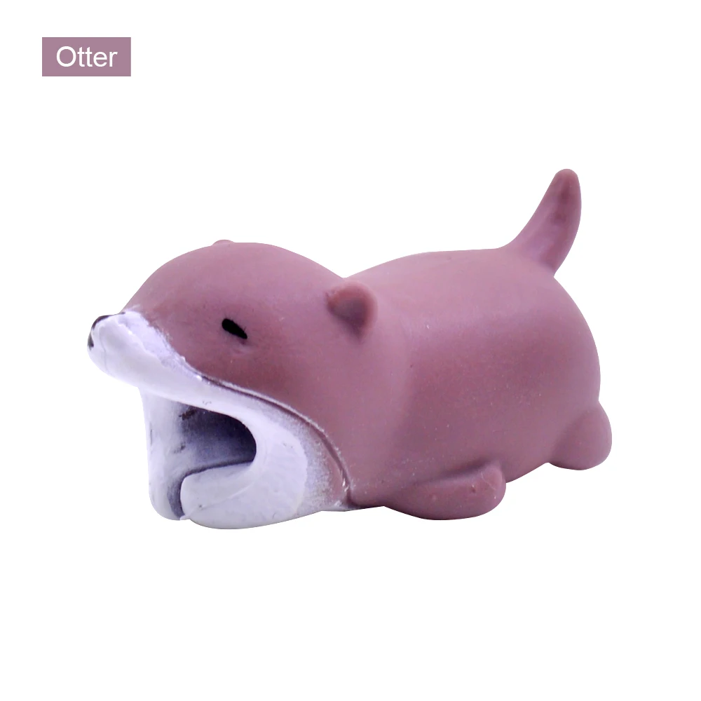 CHIPAL Cute Chompers кабельный протектор, органайзер для укусов, кукольная модель для укусов животных, аксессуар для телефона, держатель только для iPhone