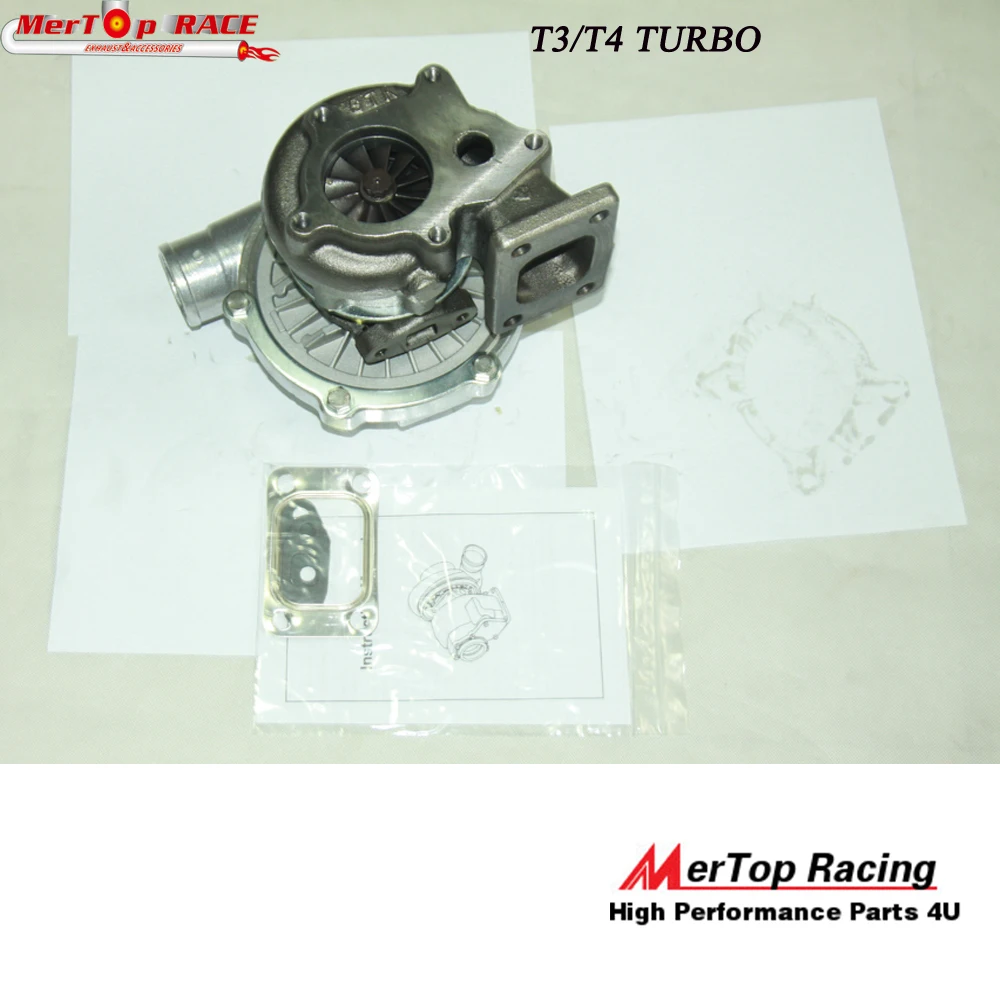 Универсальный гибридный Турбокомпрессор MerTop Racing T3/T4. 50 A/R компрессор. Колесо